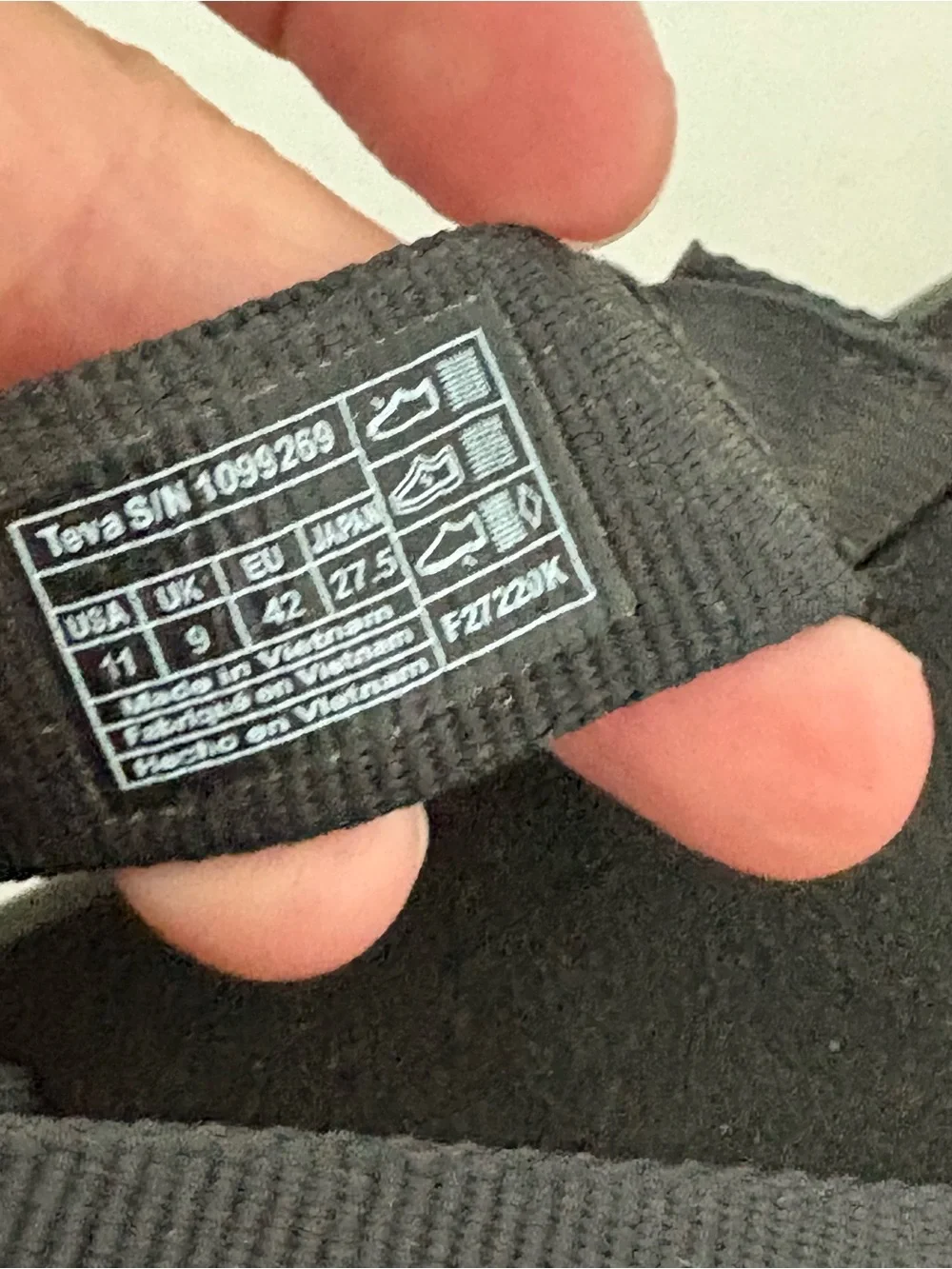 TEVA VOYA SLIDE BLACK STRAPPY COMFORT SHOES MEN'S FLIP FLOPS SIZE US 11